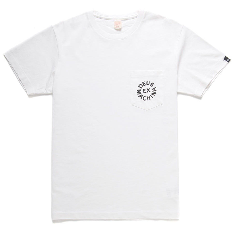 DEUS EX MACHINA ( デウスエクスマキナ ) / 半袖 Tシャツ / DEUS LOGO TEE - WHITE / DMA51995 / メンズ