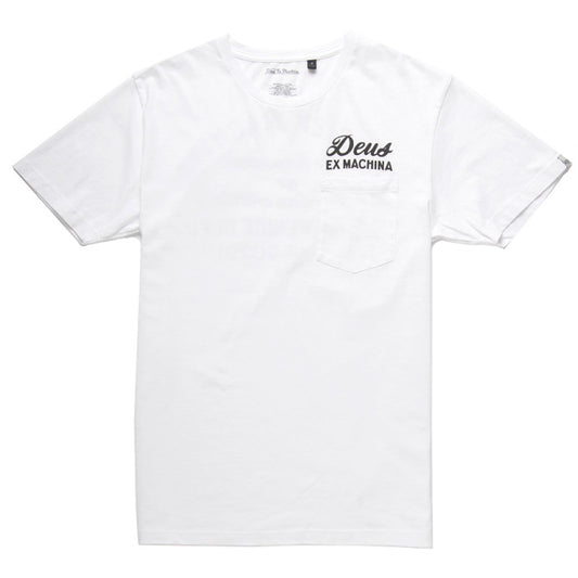 DEUS EX MACHINA ( デウスエクスマキナ ) / 半袖 ポケットTシャツ / VENICE ADDRES TEE - WHITE / DMS41065A / メンズ