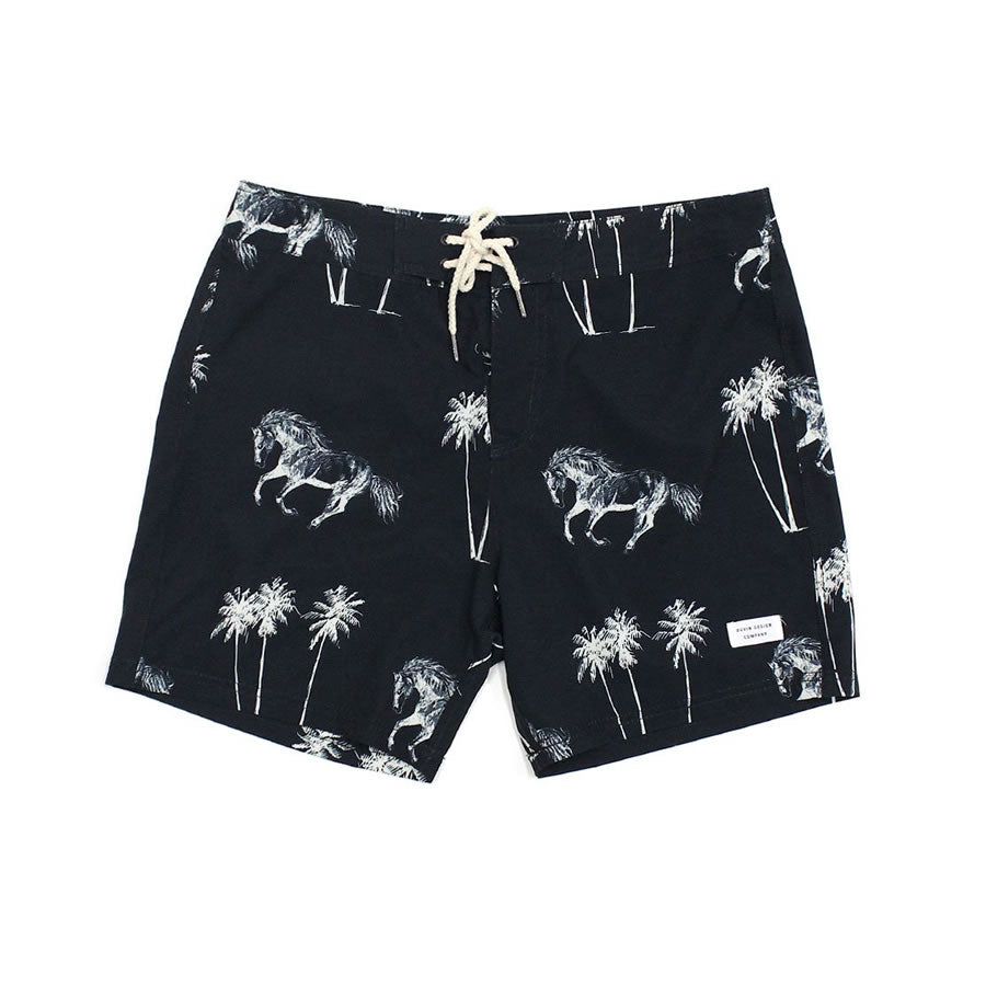 DUVIN(ドゥービン) / 街履きボードショーツ 水陸両用 短パン / HORSES BOARDSHORTS - BLK / DBS7000 / メンズ