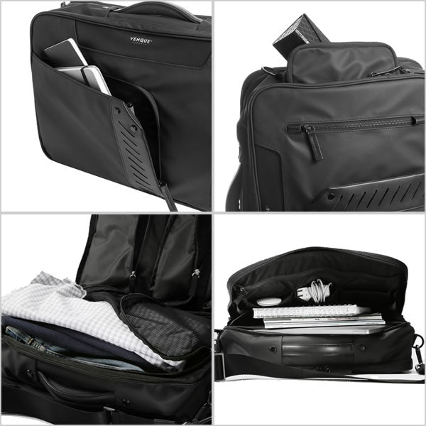 VENQUE (ヴェンク) / 3wayバッグ バックパック / FLY PACK - BLACK / 国内正規取扱店 / 1年間製品保証付き