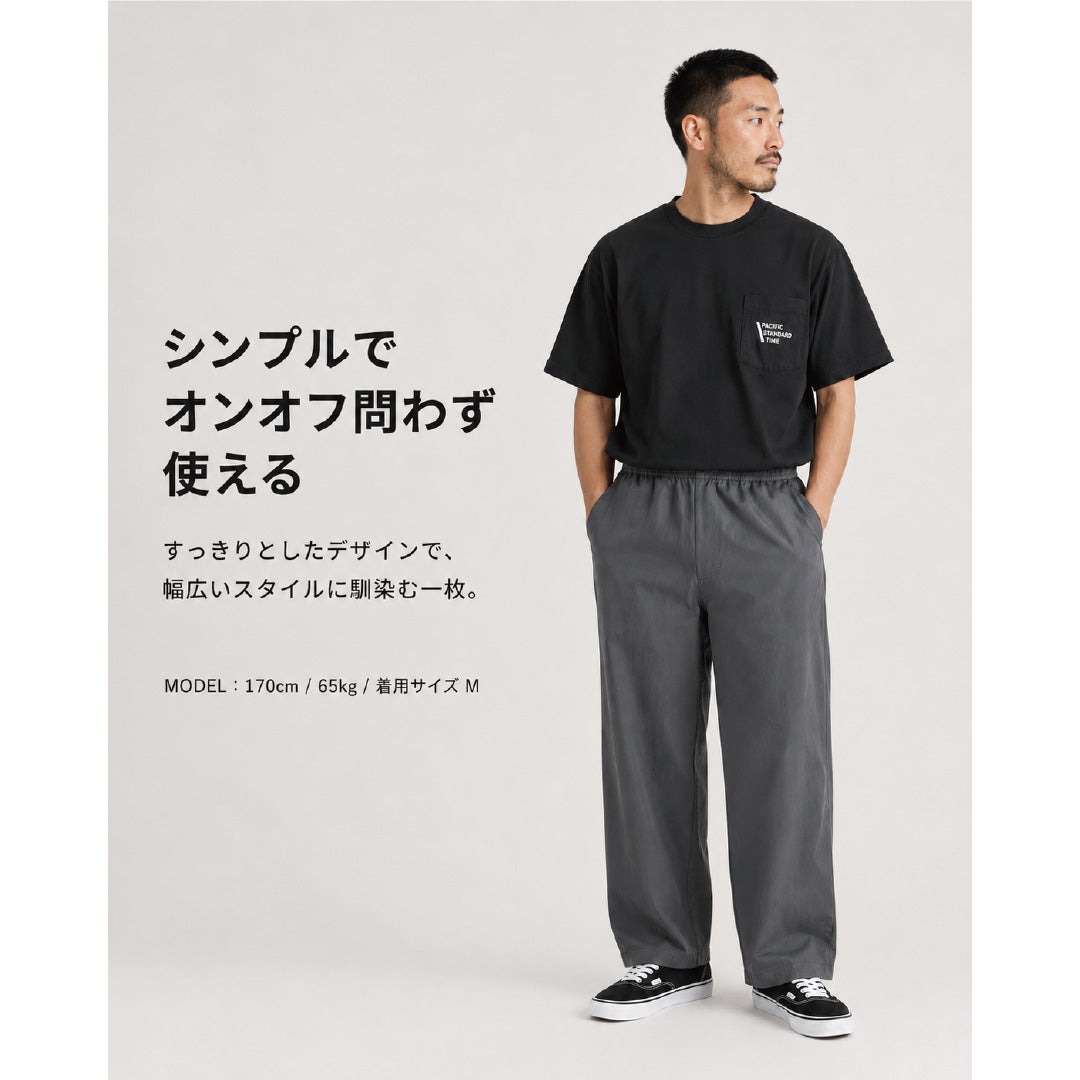 PACIFIC STANDARD TIME / パシフィックスタンダードタイム / LOGO SS TEE -BLACK / 半袖Tシャツ