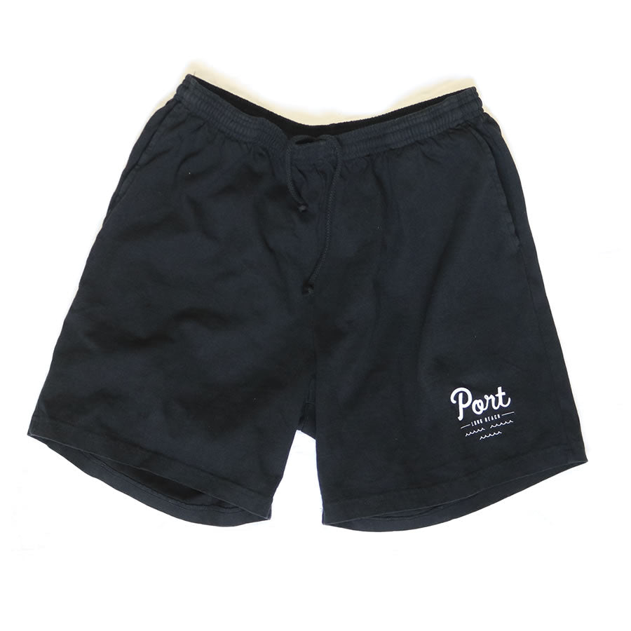 PORT LBC (ポート) / スウェット ショートパンツ /  LOGO SWEAT SHORT - BLACK / メンズ