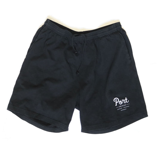 PORT LBC (ポート) / スウェット ショートパンツ /  LOGO SWEAT SHORT - BLACK / メンズ
