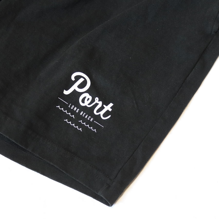 PORT LBC (ポート) / スウェット ショートパンツ /  LOGO SWEAT SHORT - BLACK / メンズ
