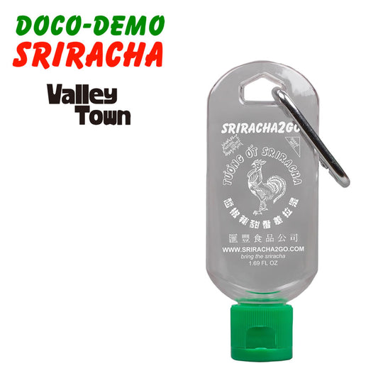 PST x ALL GOOD STORE / VALLEY TOWN　ドコデモシラチャー キーリング / DOCO-DEMO SRIRACHA KEYRING / シラチャーソース キーホルダー