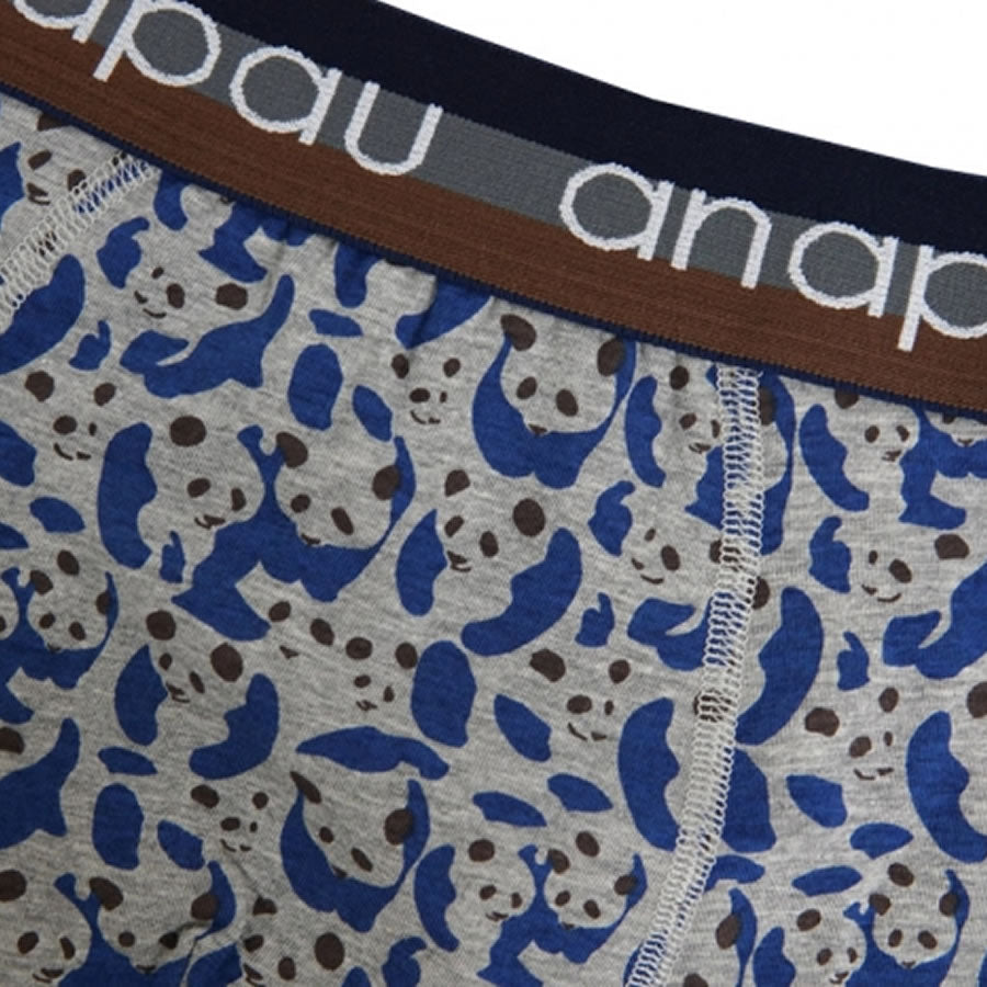 anapau  アナパウ / ボクサーパンツ 下着 アンダーウェア / P-1302 / パンダ迷彩 / GRAY / メンズ