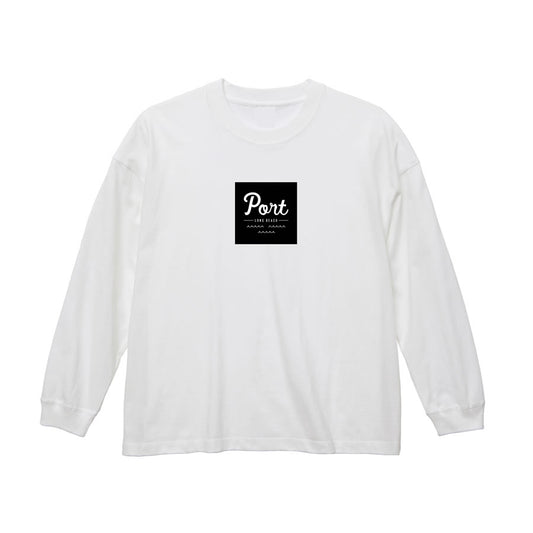 PORT LBC (ポート) / 長袖 Tシャツ / BOX LOGO LS TEE - WHITE / メンズ ロンTEE