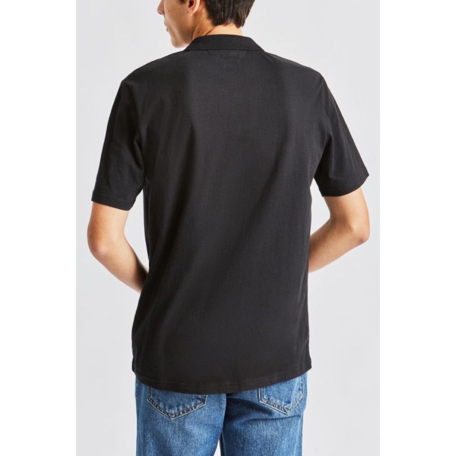 BRIXTON ( ブリクストン ) / 半袖 ポロシャツ ルーカス・ビューフォート LUCAS BEAUFORT / BROKE SS POLO - BLACK / 02766-BLACK