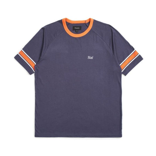 BRIXTON ( ブリクストン ) / 半袖 Tシャツ / STITH II SS KNIT - WASHED NAVY x TIGER /  02745-WNVTI / メンズ