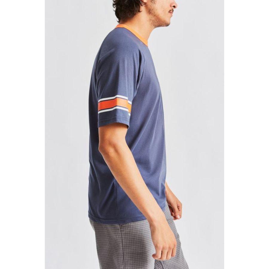 BRIXTON ( ブリクストン ) / 半袖 Tシャツ / STITH II SS KNIT - WASHED NAVY x TIGER /  02745-WNVTI / メンズ