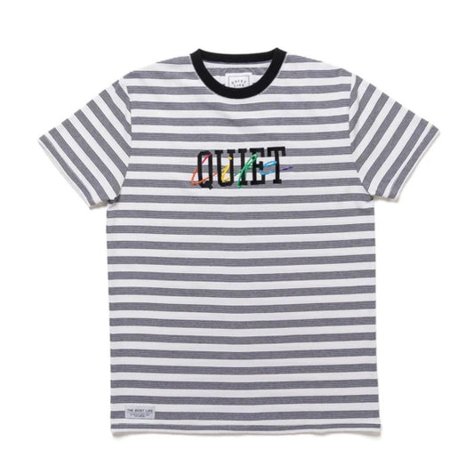 THE QUIET LIFE ザ クワイエット ライフ / Tシャツ 半袖 / RAINBOW EMBROIDERED TEE - STRIPE / 20SPD1-1114 / メンズ