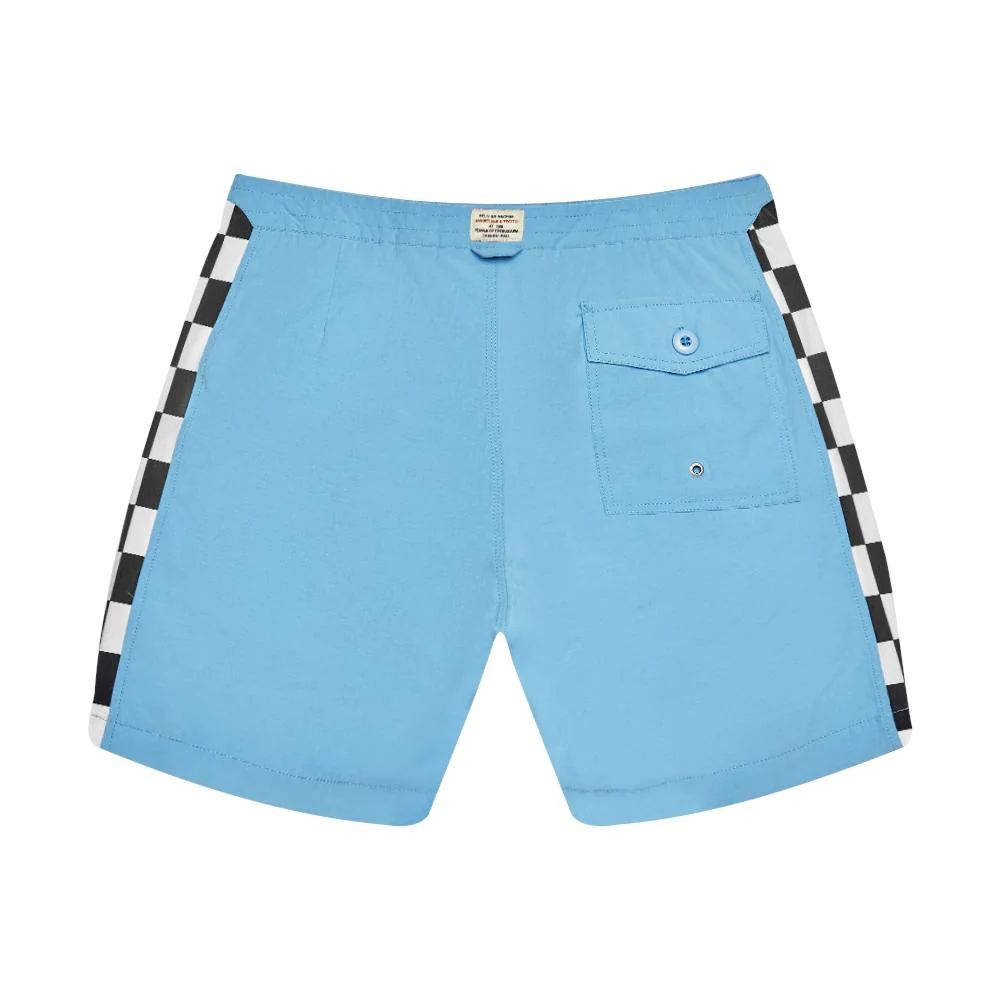 DEUS EX MACHINA ( デウスエクスマキナ ) / 水陸両用 街履きボードショーツ / TUGU GRIDLEY BOARDSHORT - BONNIE BLUE / DMS92316