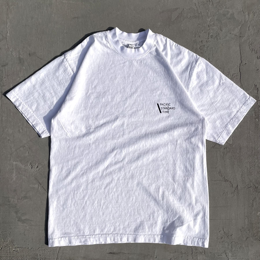 PACIFIC STANDARD TIME  / LOGO SS 2PACK TEE - WHITE & BLACK 2枚組 半袖Tシャツ  カラー組み換え可
