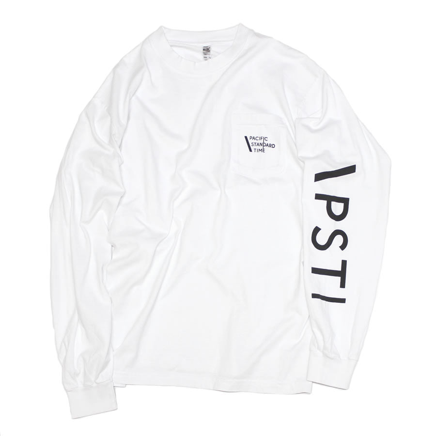 PACIFIC STANDARD TIME  /LOGO LS 2PACK TEE - 2枚組 / PST / ロンT 長袖Tシャツ / WHITE BLACK カラー組み換え可