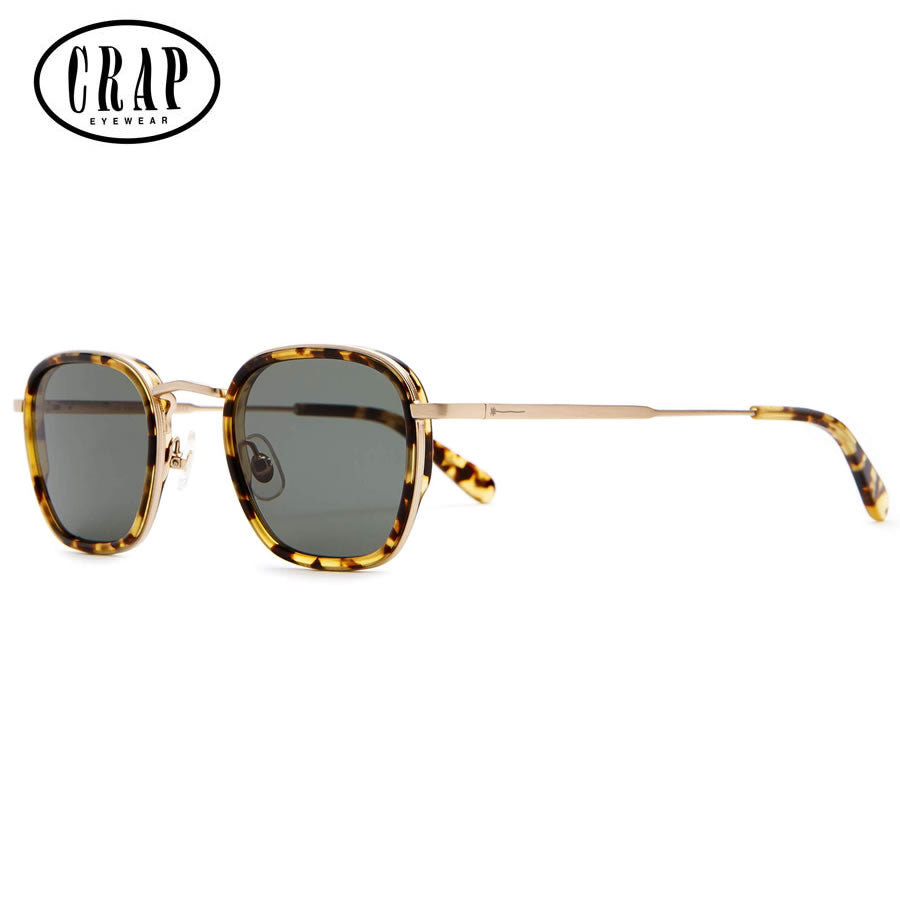 CRAP(クラップ) / サングラス EYEWEAR / THE GROOVE PILOT / Brushed Gold & Tokyo Tortoise x Vintage Green/ GR00V761VG