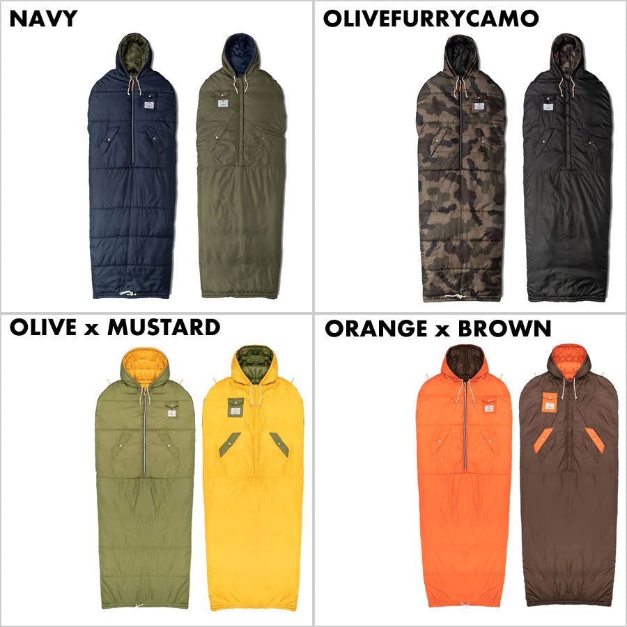 Poler Camping Stuff(ポーラー キャンピング スタッフ) 寝袋 シュラフ リバーシブル / REVERSIBLE NAP SACK - 4カラー展開 / 20FW