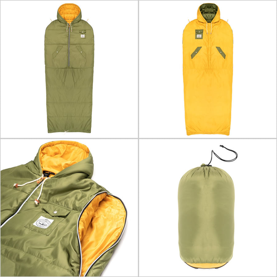 Poler Camping Stuff(ポーラー キャンピング スタッフ) 寝袋 シュラフ リバーシブル / REVERSIBLE NAP SACK - 4カラー展開 / 20FW