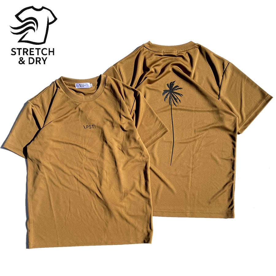 PACIFIC STANDARD TIME  / 半袖ドライTシャツ / ALWAYS DRY PALM TREE TEE - DRAB / メンズ　PST