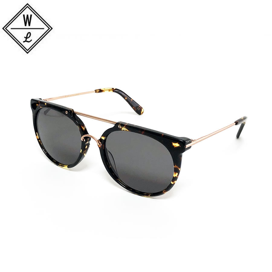 WONDERLAND (ワンダーランド) サングラス / STATELINE - YELLOW TORT x ANTIQUE ROSE GOLD x GREY / STATELINE20
