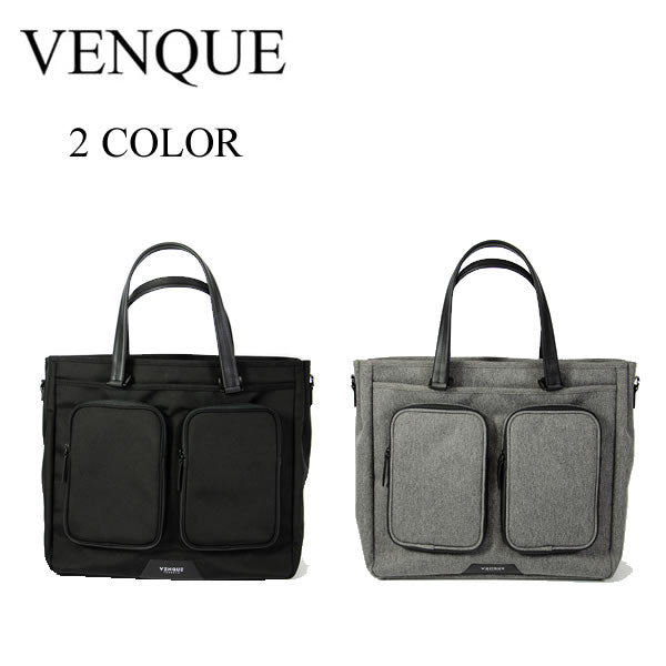 VENQUE (ヴェンク) / 2WAY トートバッグ ショルダーバッグ / TOTE - 2カラー展開 / 国内正規取扱店 / 1年間製品保証付き