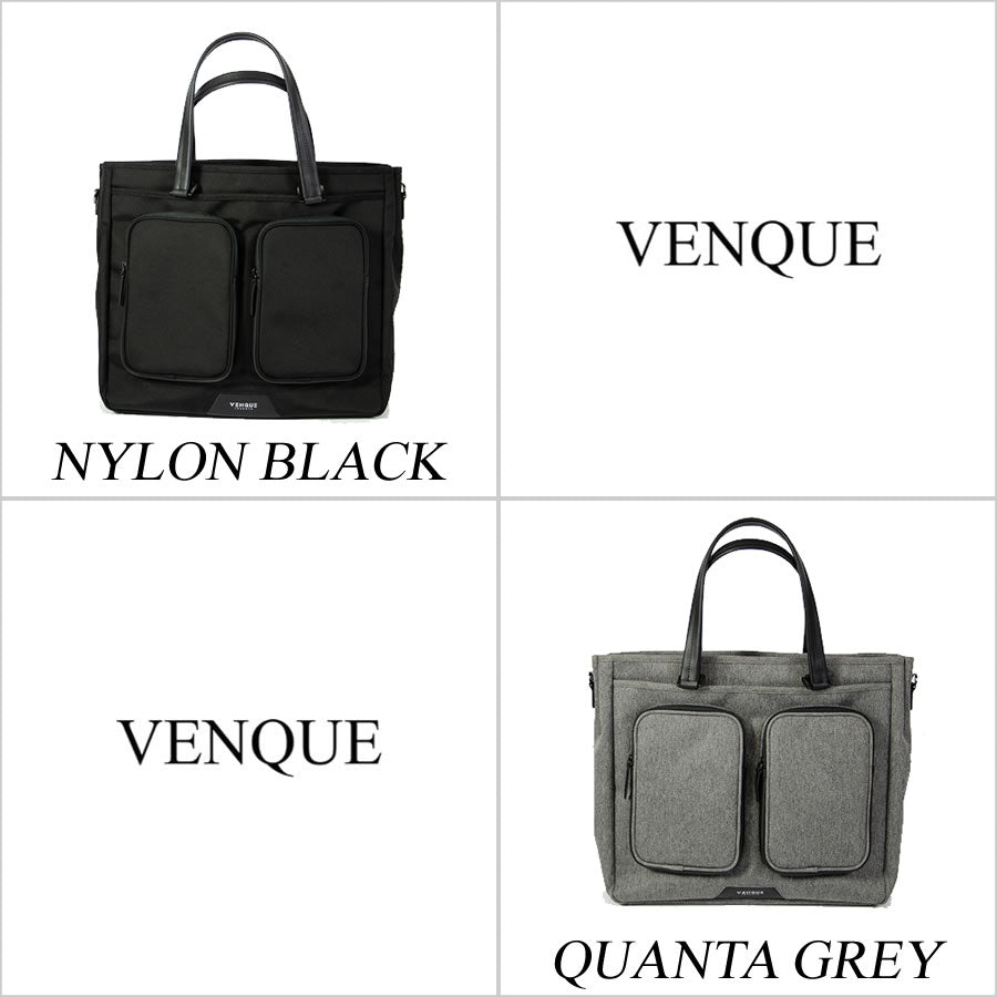 VENQUE (ヴェンク) / 2WAY トートバッグ ショルダーバッグ / TOTE - 2カラー展開 / 国内正規取扱店 / 1年間製品保証付き