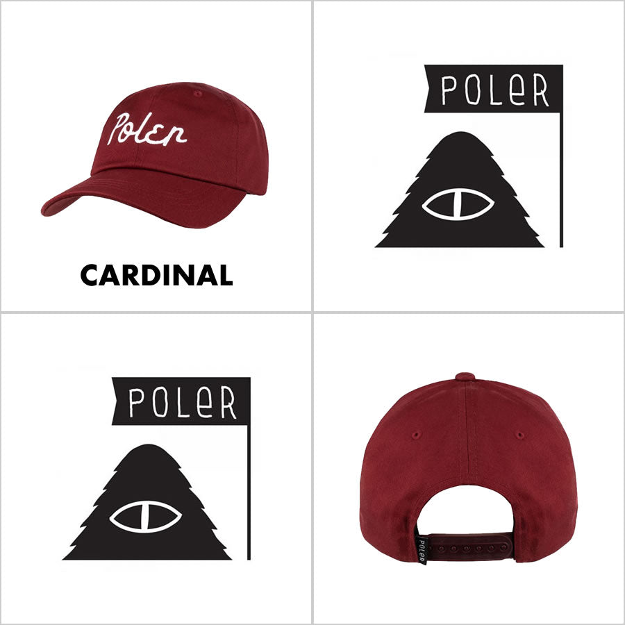 Poler Camping Stuff(ポーラー キャンピング スタッフ) / キャップ 帽子 / DADLIN DAD HAT - 2カラー / 211ACM7801 / 20FW