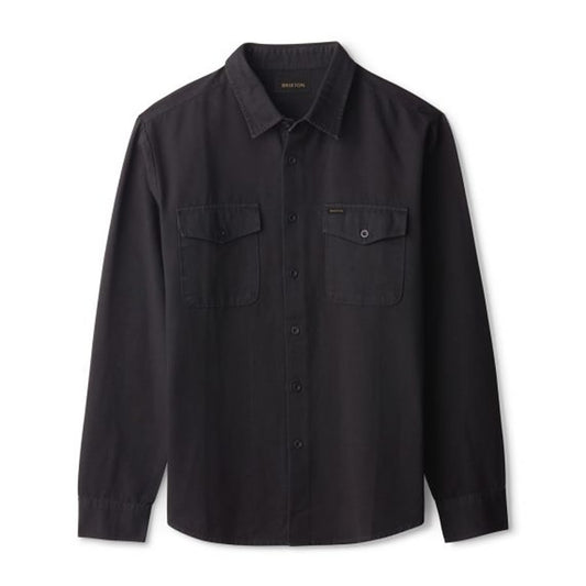 BRIXTON ( ブリクストン ) / 長袖シャツ / DAVIS LS RESERVE WOVEN - BLACK / 01196-BLACK / メンズ