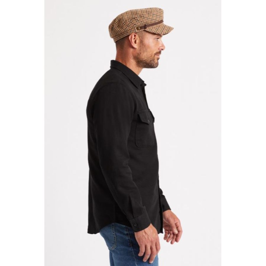 BRIXTON ( ブリクストン ) / 長袖シャツ / DAVIS LS RESERVE WOVEN - BLACK / 01196-BLACK / メンズ