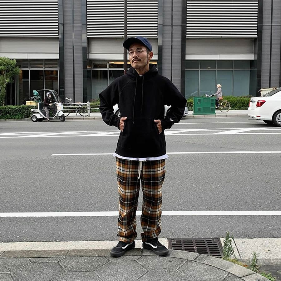 BATTENWEAR(バテンウエア) / イージーパンツ チェック柄 / ACTIVE LAZY PANTS - CHESTNUT PLAID / FW20403B / メンズ