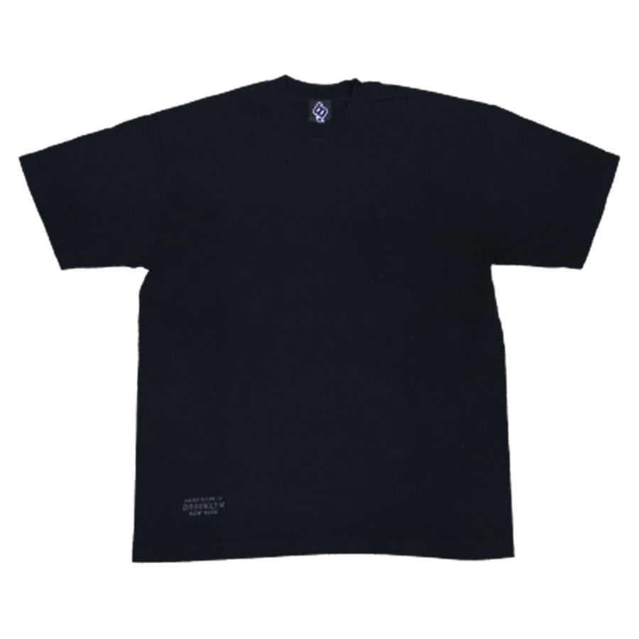 BROOKLYN MACHINE WORKS (ブルックリンマシンワークス) /  ポケット 半袖 Tシャツ  / BROOKLYN POCKET TEE - BLACK / メンズ