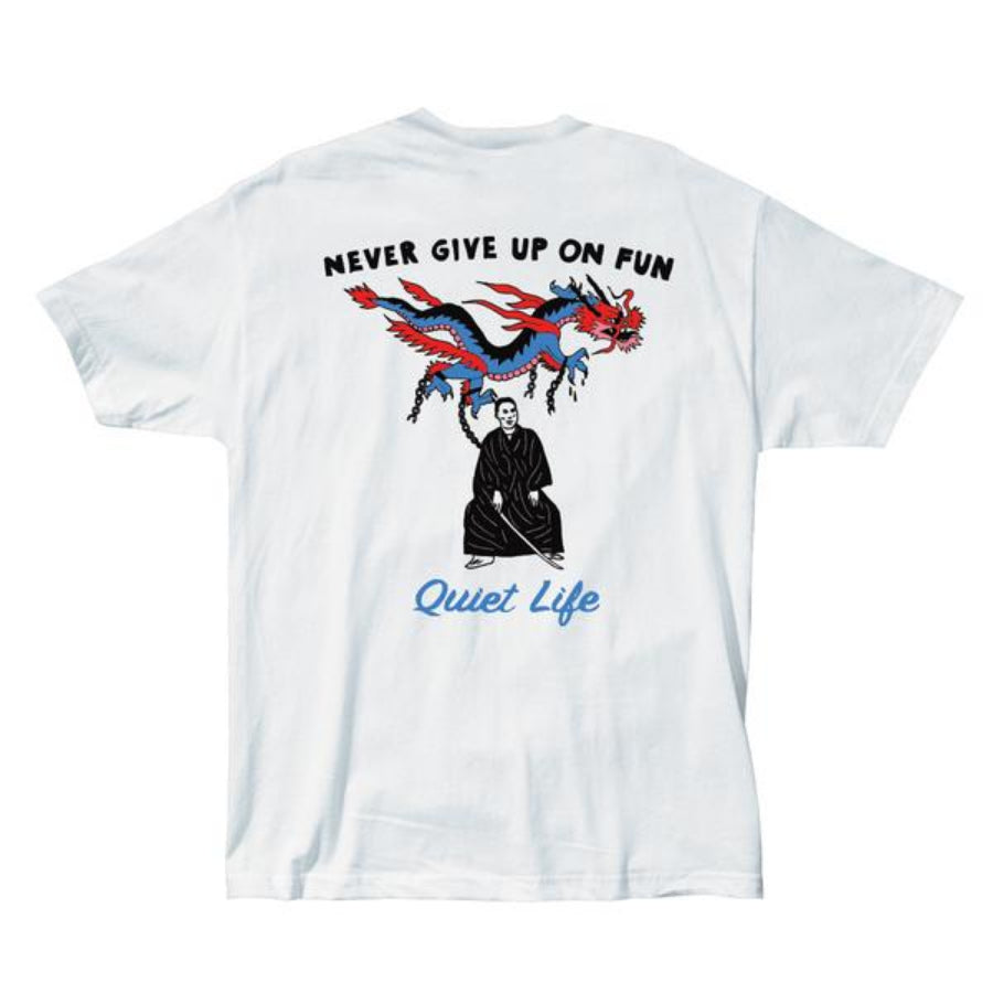 THE QUIET LIFE ザ クワイエット ライフ / Tシャツ 半袖 / NEVER GIVE UP ON FUN TEE - WHITE / 21SPDI-1157 / メンズ