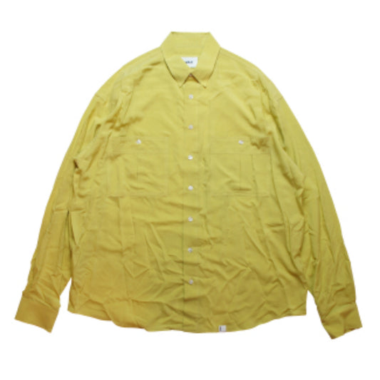 WAX(ワックス) / THE HARD MAN(ザハードマン) / 長袖シャツ / DESIGN LS SHIRTS - MUSTARD / WX-0143 / メンズ