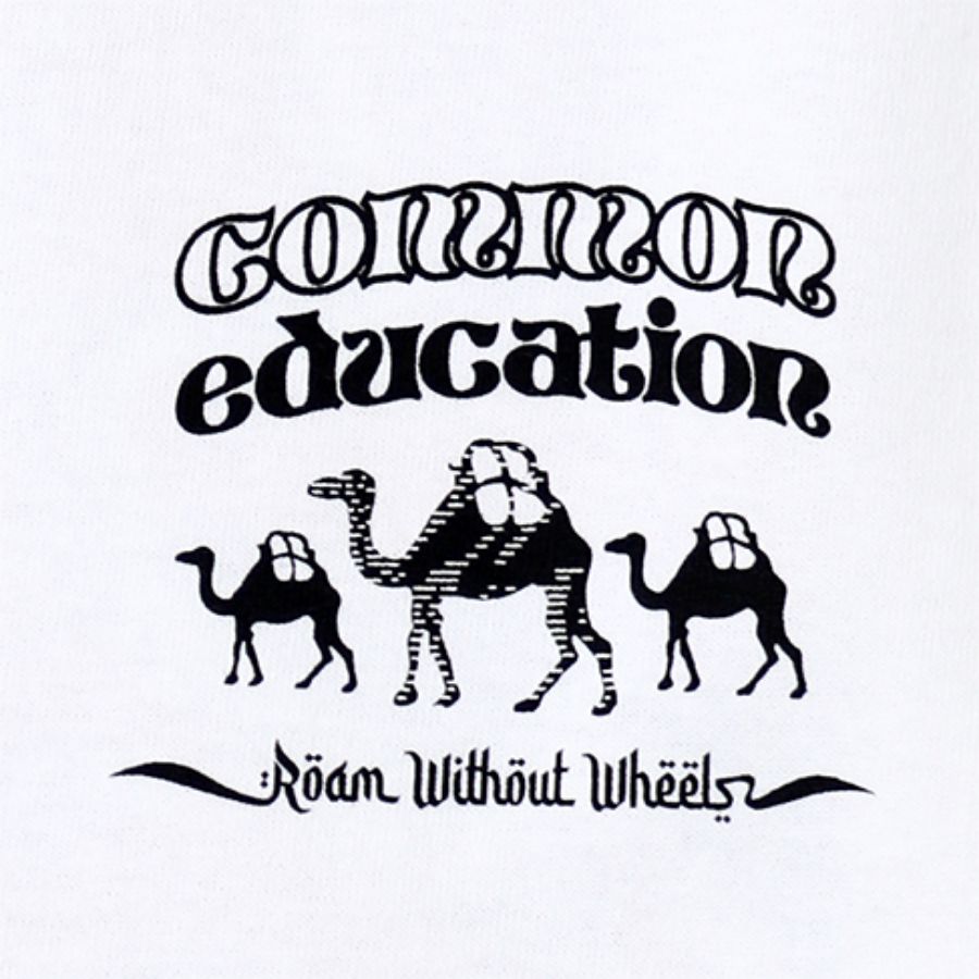 COMMON EDUCATION (コモンエデュケーション) / 半袖 Tシャツ  / S/S TEE "SPHINX" - WHITE / メンズ