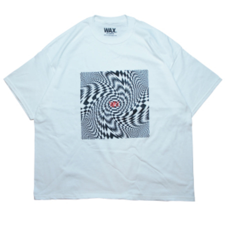 WAX(ワックス) / THE HARD MAN(ザハードマン) / Tシャツ 半袖 / CHECKER TEE - WHITE / WX-0155 / メンズ