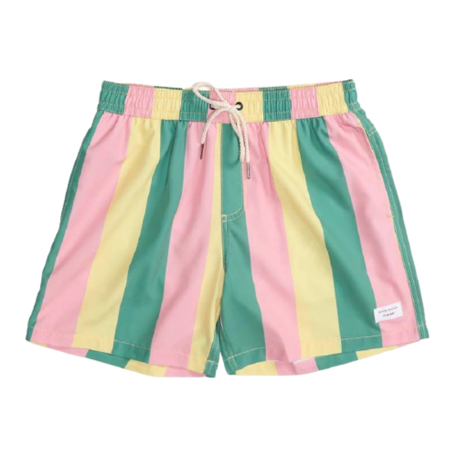 DUVIN(ドゥービン) / 水陸両用 街履きボードショーツ 短パン / PASTEL STRIPE SWIM SHORT - PINK / メンズ