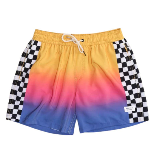 DUVIN(ドゥービン) / 水陸両用 街履きボードショーツ 短パン / SUNRISE CHECKER SWIM SHORT - PINK / メンズ