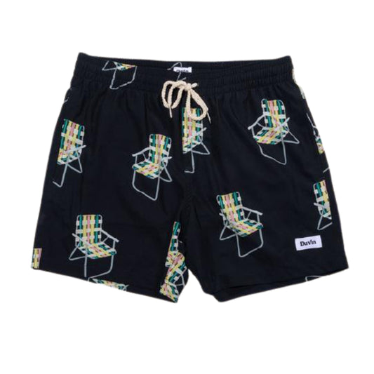 DUVIN(ドゥービン) / 水陸両用 街履きボードショーツ 短パン / LAWN CHAIR SWIM SHORT - BLACK / DS13002BLK / メンズ