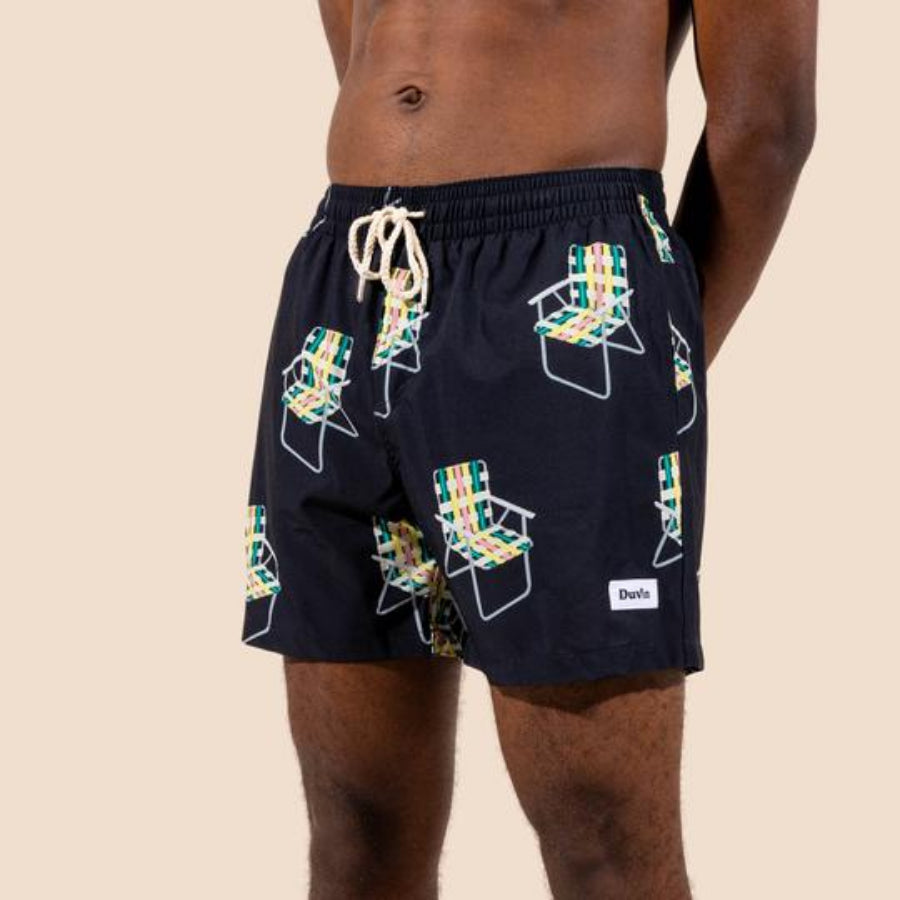 DUVIN(ドゥービン) / 水陸両用 街履きボードショーツ 短パン / LAWN CHAIR SWIM SHORT - BLACK / DS13002BLK / メンズ