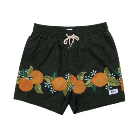 DUVIN(ドゥービン) / 水陸両用 街履きボードショーツ 短パン / TROPICAL ORANGE SWIM SHORT - BLACK / DS13008BLK / メンズ