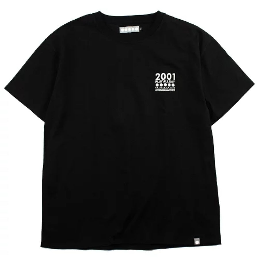 PLAY DESIGN  プレイデザイン / P01 プレイ / 半袖Tシャツ / PLAYALLDAY TEE - BLACK / メンズ