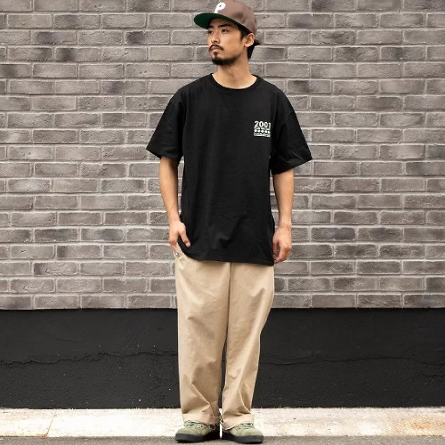 PLAY DESIGN  プレイデザイン / P01 プレイ / 半袖Tシャツ / PLAYALLDAY TEE - BLACK / メンズ
