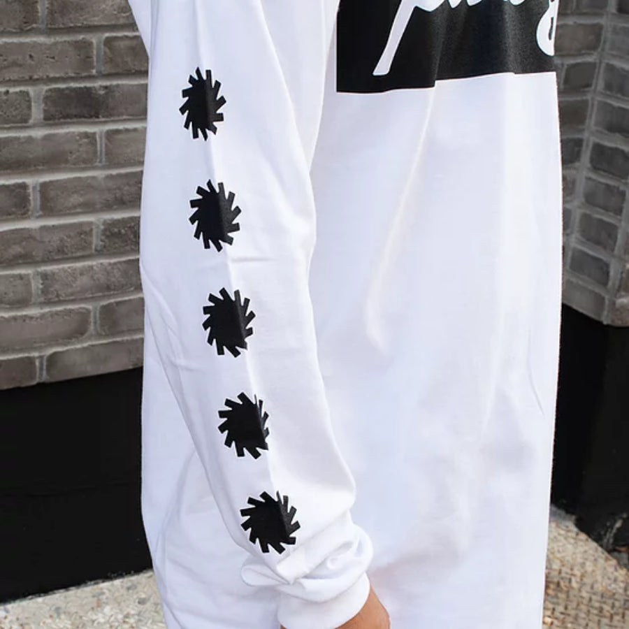 PLAY DESIGN  プレイデザイン / P01 プレイ / 長袖Tシャツ ロンTEE / PLAYER L/S TEE 2021 - WHITE / メンズ
