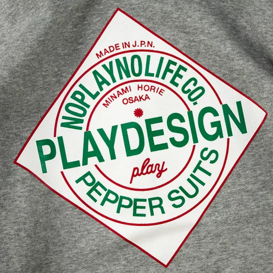 PLAY DESIGN  プレイデザイン / P01 プレイ / スウェット プルオーバー パーカー / PEPPER HOODED SW - BLACK / メンズ