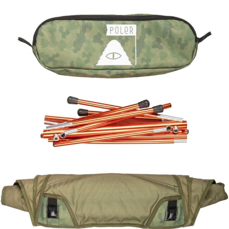 Poler Camping Stuff(ポーラー キャンピング スタッフ) / 折り畳み アウトドアチェアー / STOWAWAY CHAIR - FURRY CAMO