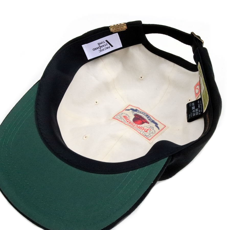 PUNCTUATION  x PST / ベースボールキャップ 帽子 / PLAIN 6PANEL BASEBALL CAP - BLACK パンクチュエーション