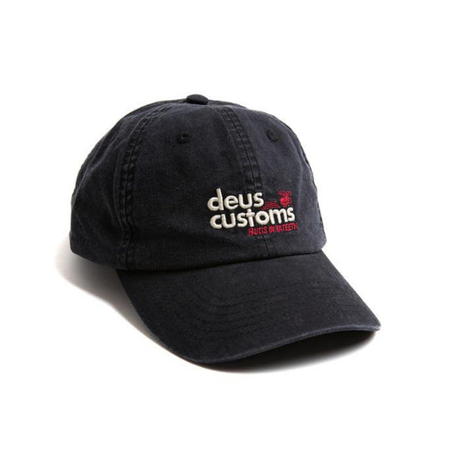 DEUS EX MACHINA ( デウスエクスマキナ ) / スナップバックキャップ / WASHED BUGSY CAP - WASHED BLACK / DMF2071327 / メンズ