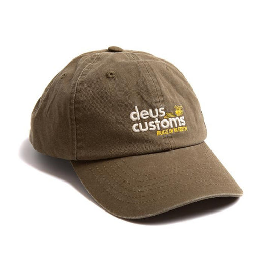 DEUS EX MACHINA ( デウスエクスマキナ ) / スナップバックキャップ / WASHED BUGSY CAP - WASHED OLIVE / DMF2071327 / メンズ