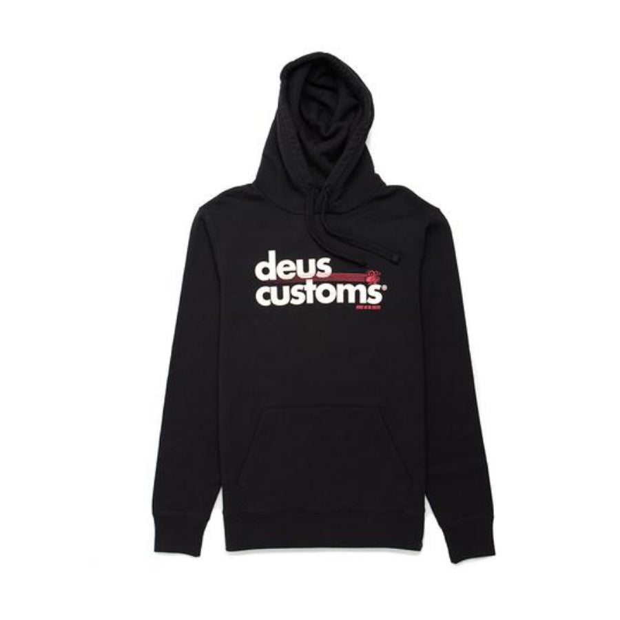 DEUS EX MACHINA ( デウスエクスマキナ ) / スウェット 裏起毛 プルオーバーパーカー / BUGS HOODIE - BLACK / DMF2081322
