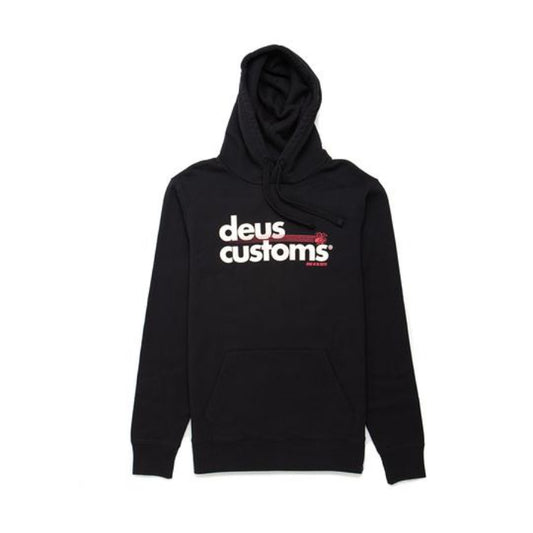 DEUS EX MACHINA ( デウスエクスマキナ ) / スウェット 裏起毛 プルオーバーパーカー / BUGS HOODIE - BLACK / DMF2081322