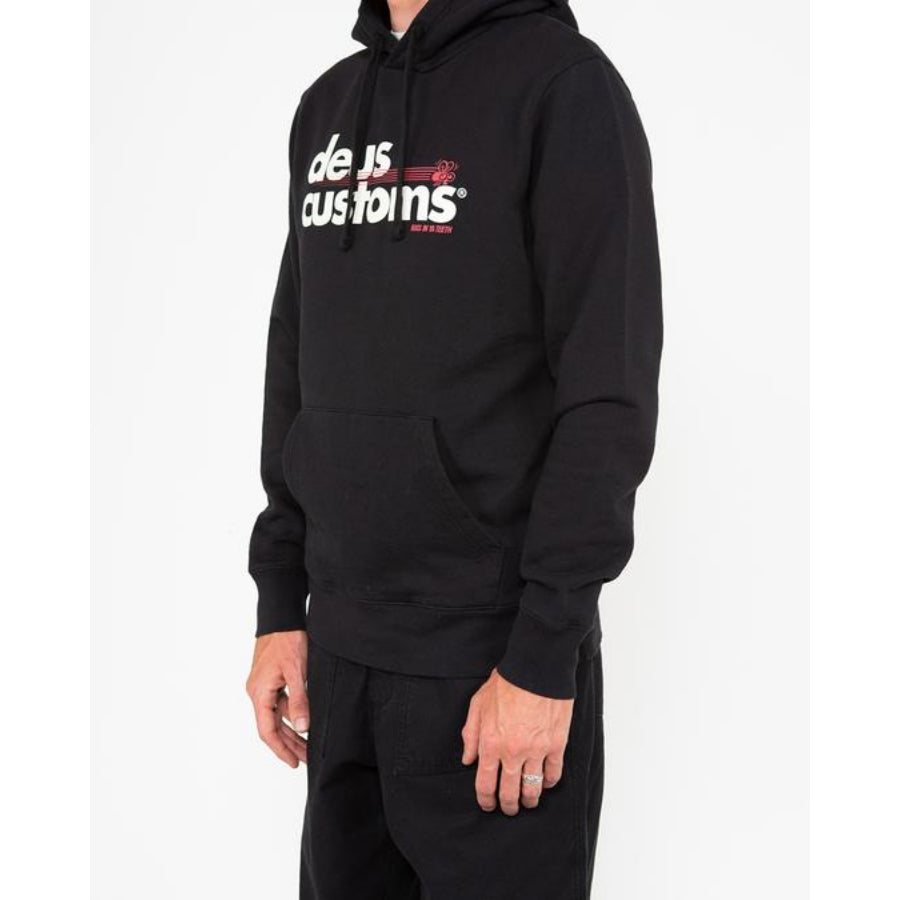 DEUS EX MACHINA ( デウスエクスマキナ ) / スウェット 裏起毛 プルオーバーパーカー / BUGS HOODIE - BLACK / DMF2081322